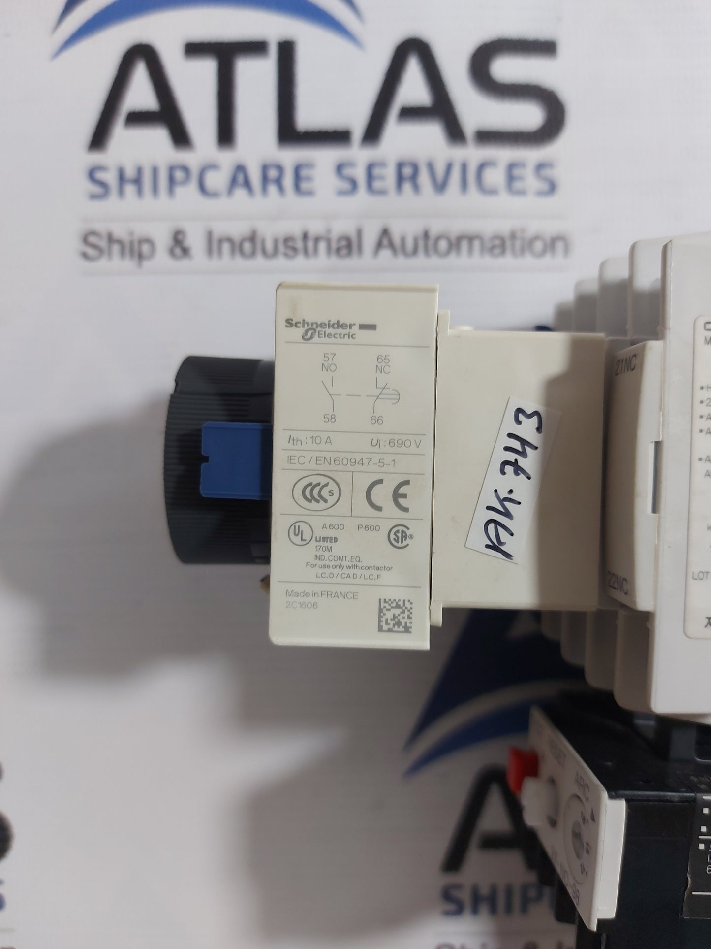 SCHNEIDER LADR26 TIME DELAY AUXILIARY CONTACT BLOCK