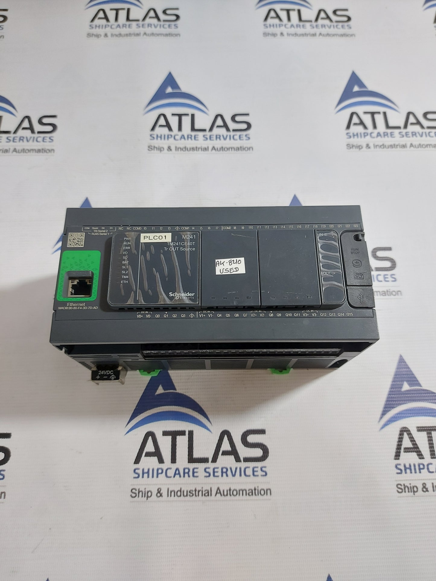 SCHNEIDER MODICON TM241CE40T LOGIC CONTROLLER M241 40 IO TRANSISTOR PNP ETHERNET