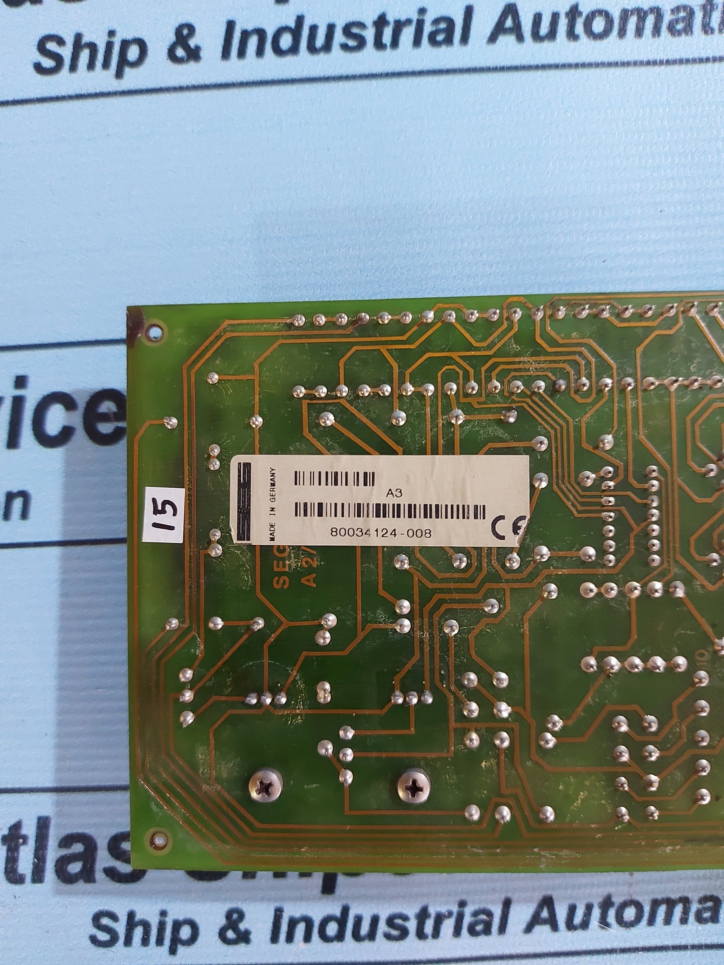 SEG A3 8003124-008 PCB CARD