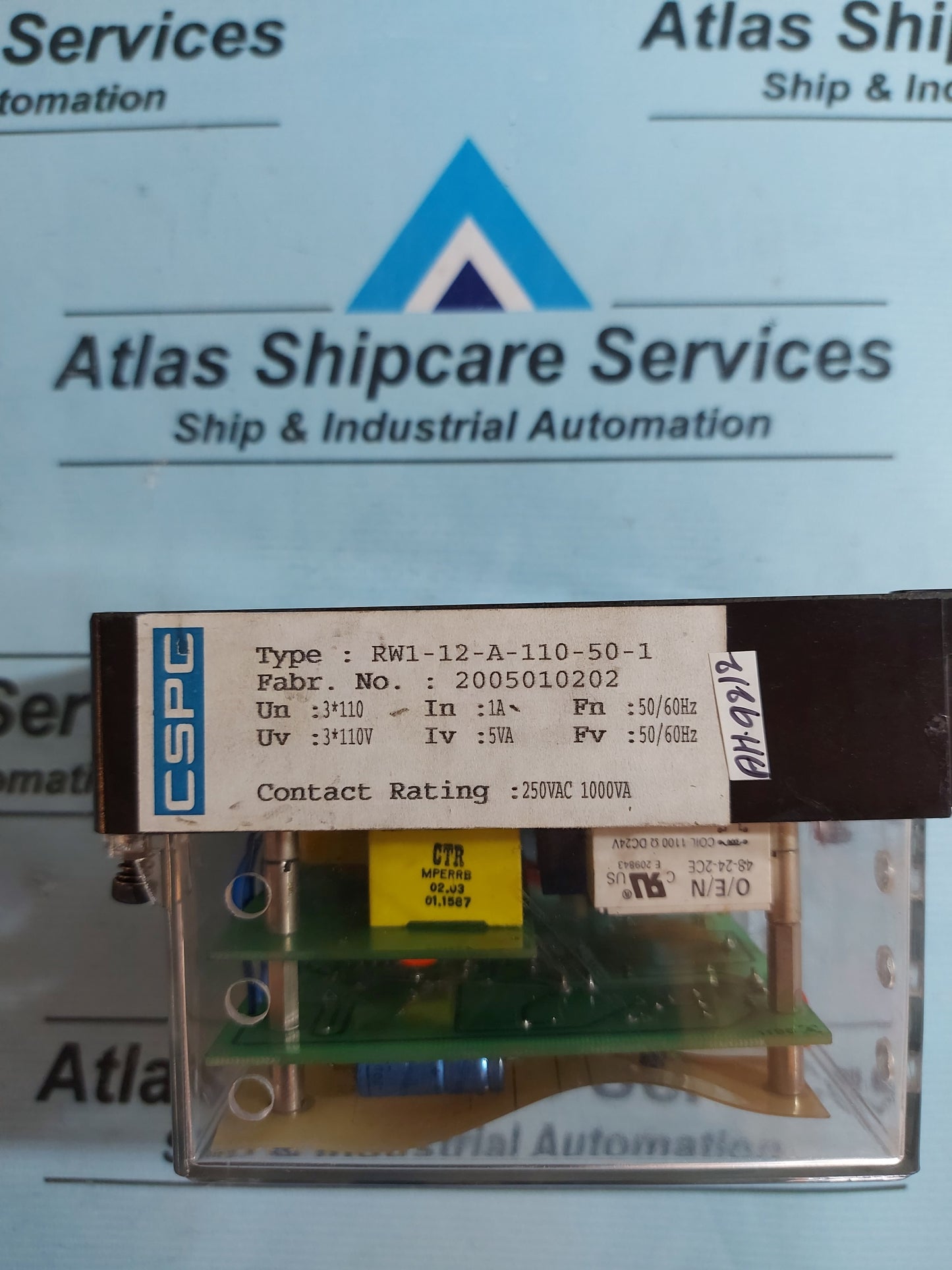 SEGC RW1-12-A-110-50-1 REVERSE POWER RELAY