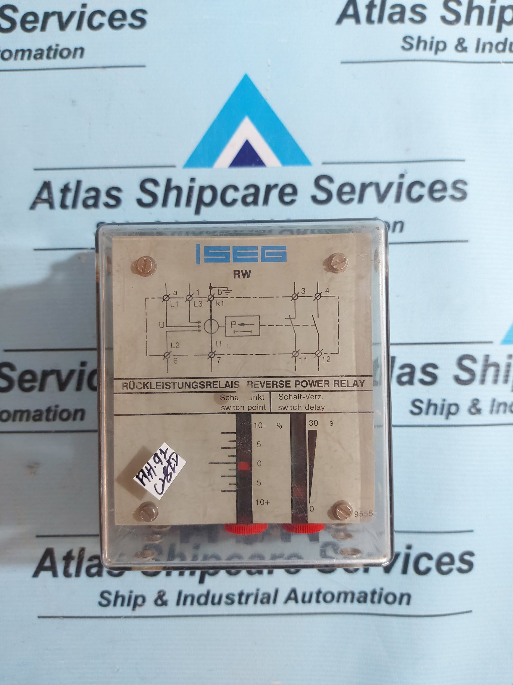 SEG RW1-12-110-50-1 REVERSE POWER RELAY – Atlas Shipcare Services