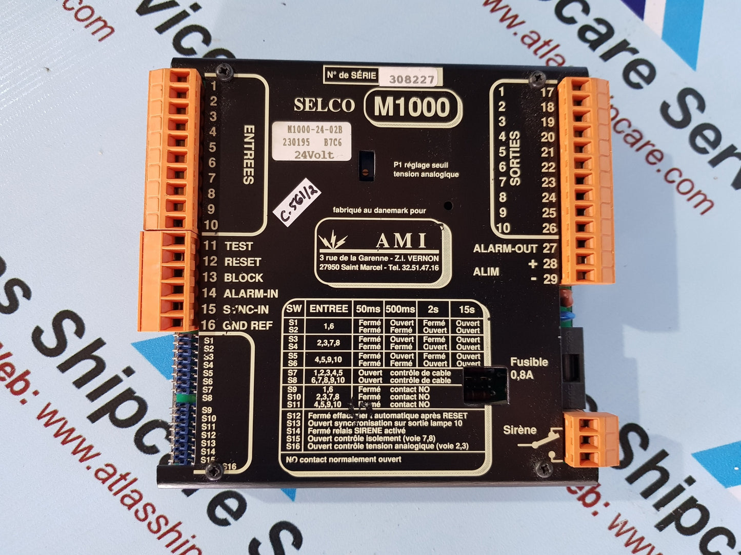 SELCO M1000-24-02B ALARM ANNUCIATOR