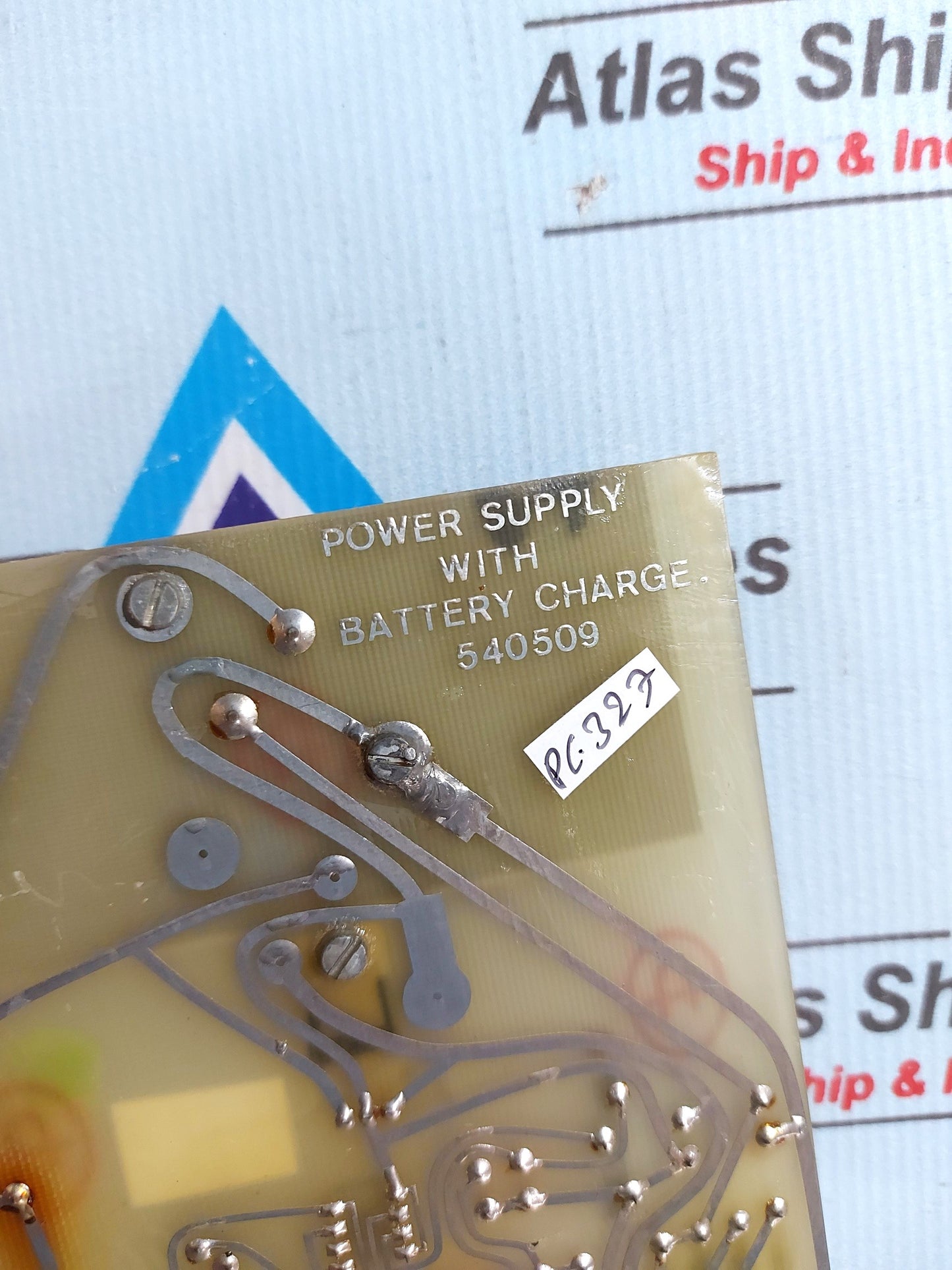 SEMCO 540509 POWER SUPPLY WITH BATTERY CHARGE PCB CARD