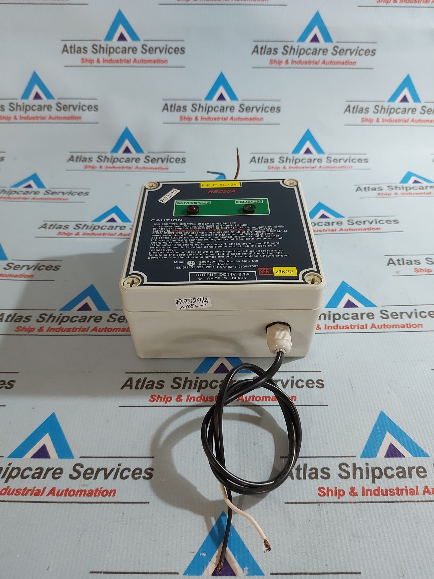 SEOHYUN ELECTRONICS HBC50A BATTERY CHARGER
