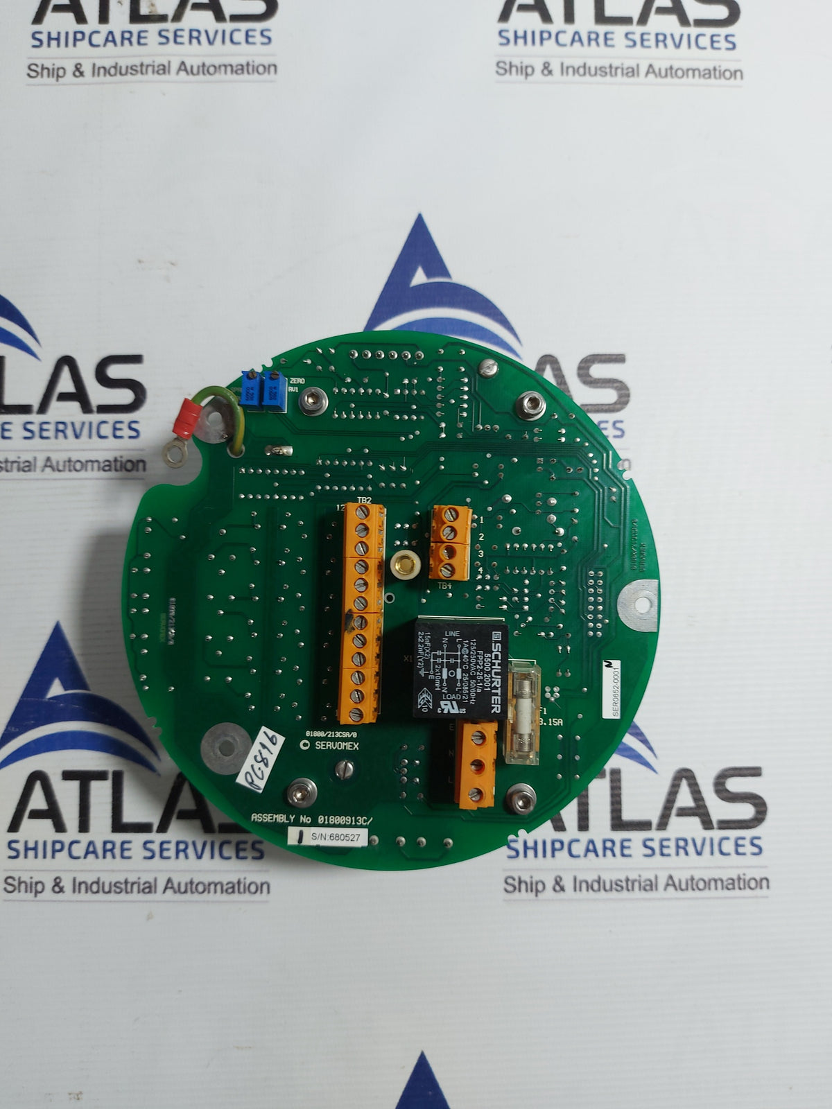SERVOMEX 01800/213CSB/0 PCB CARD 3953-9010