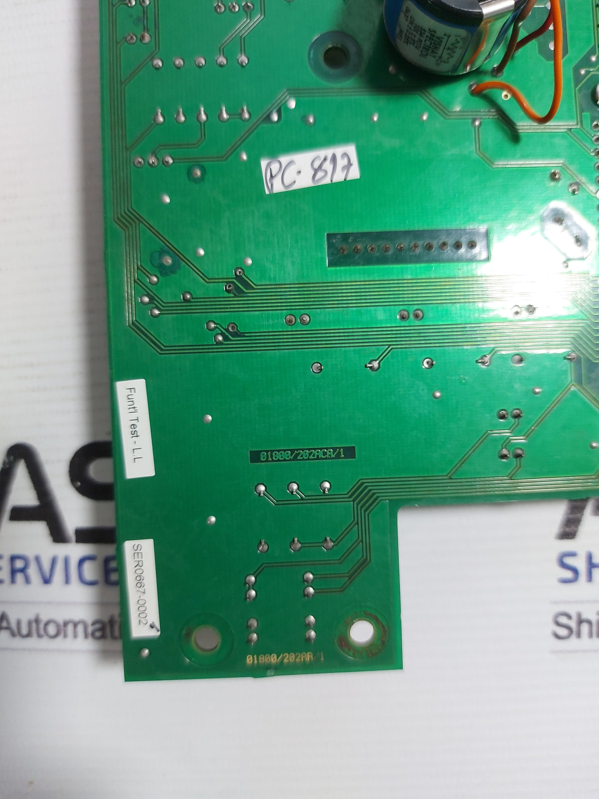 SERVOMEX 01800902A DIGITAL DISPLAY PCB CARD 3953-8954