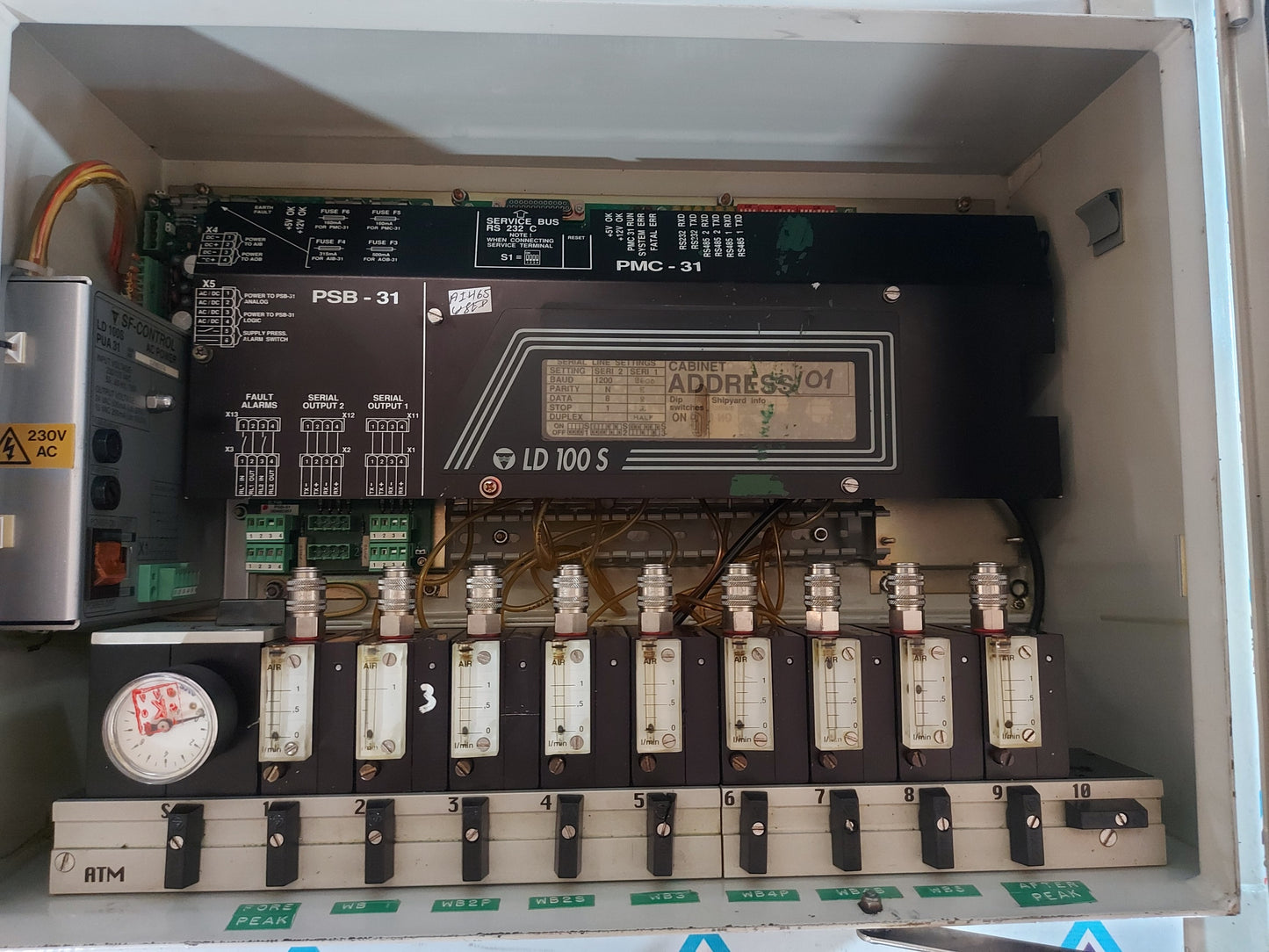 SF-CONTROL LD 100S LEVELDATIC MULTIPOINT TRANSMITTER CABINET 1