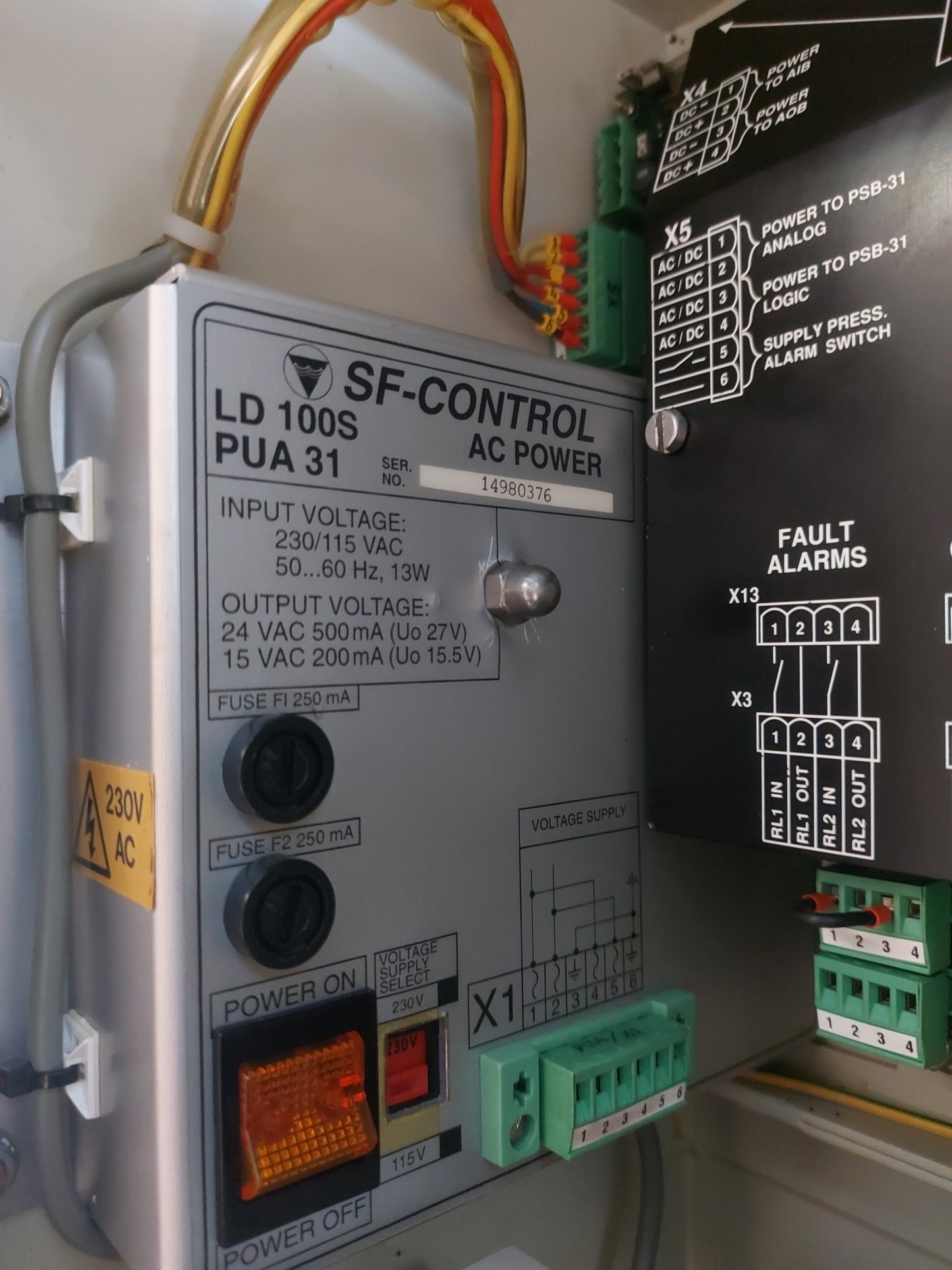 SF-CONTROL LD 100S LEVELDATIC MULTIPOINT TRANSMITTER CABINET 2