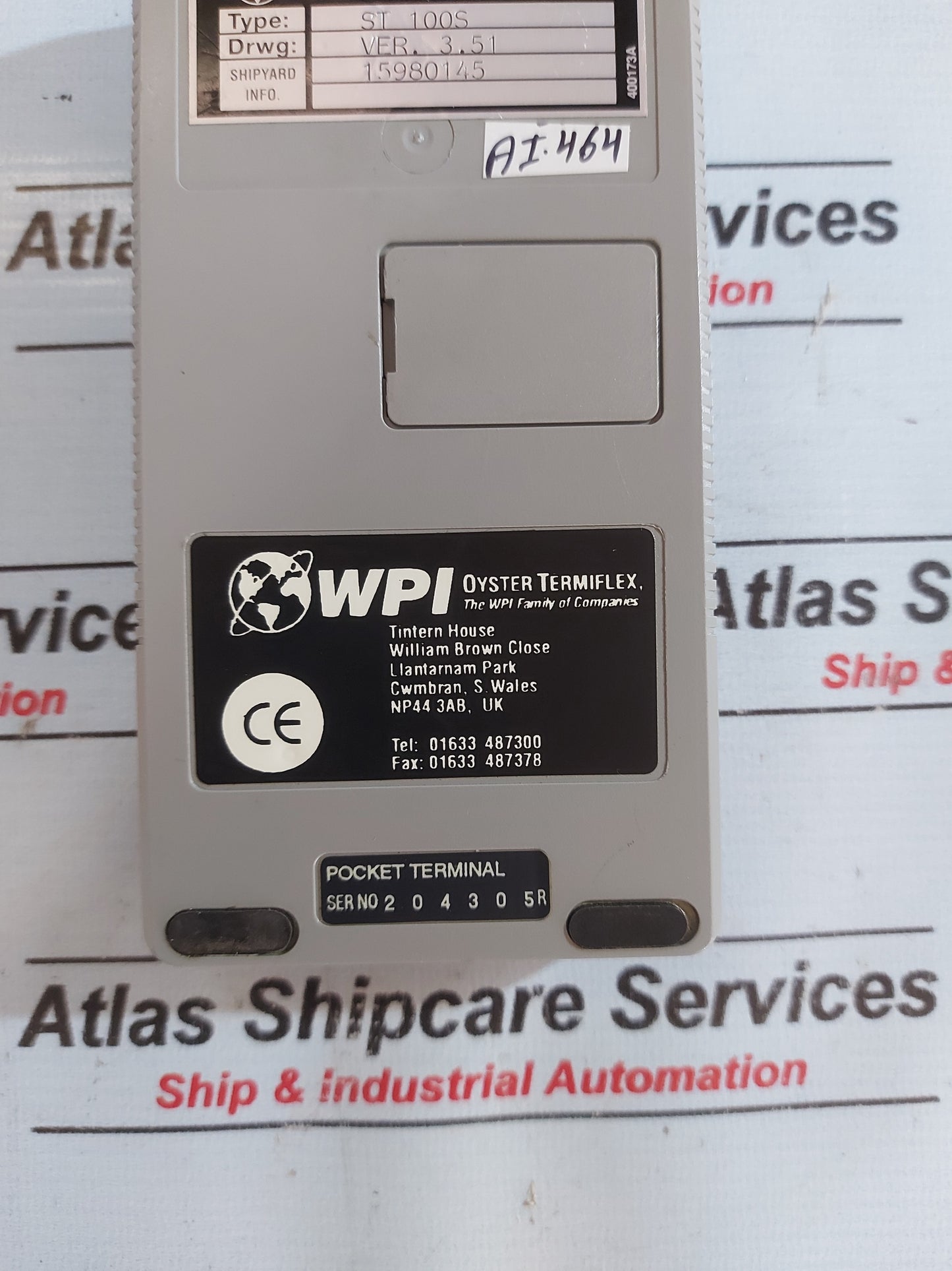 SF-CONTROL LEVELDATIC 100S SERVICES TERMINAL ST 100S