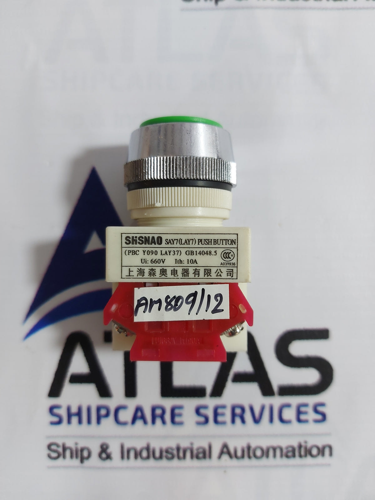SHANGHAI SENAO SAY7 (LAY7) PUSH BUTTON SWITCH (PBC Y090 LAY37)