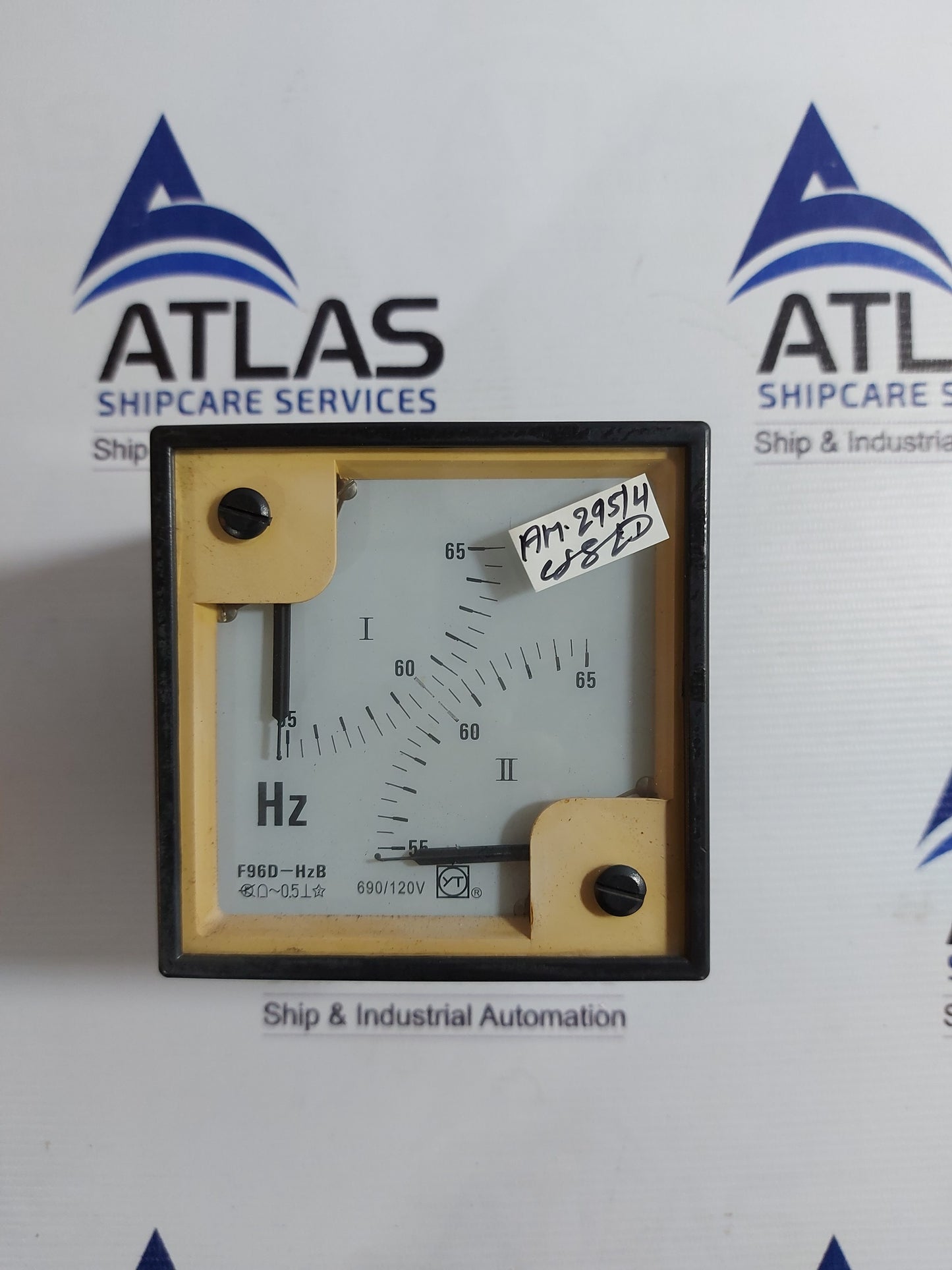 SHANGHAI YITAI F96D-HzB ANALOG PANEL DUAL-FREQUENCY METER