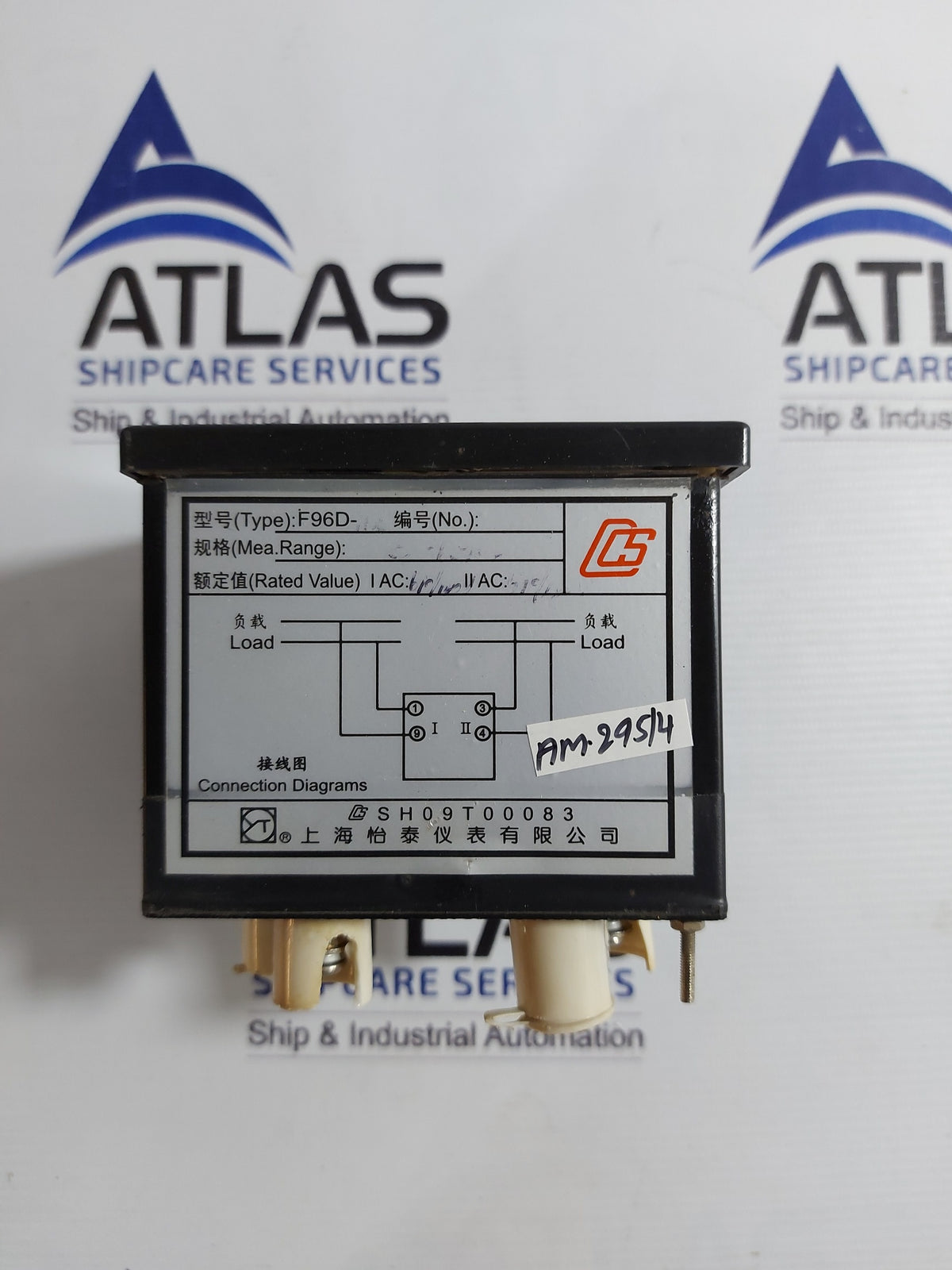 SHANGHAI YITAI F96D-HzB ANALOG PANEL DUAL-FREQUENCY METER
