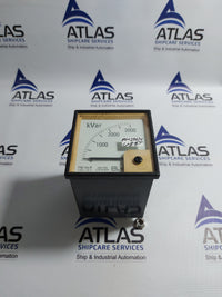SHANGHAI YT F96-VARB REACTIVE POWER METER 0 TO 3000 KVAR