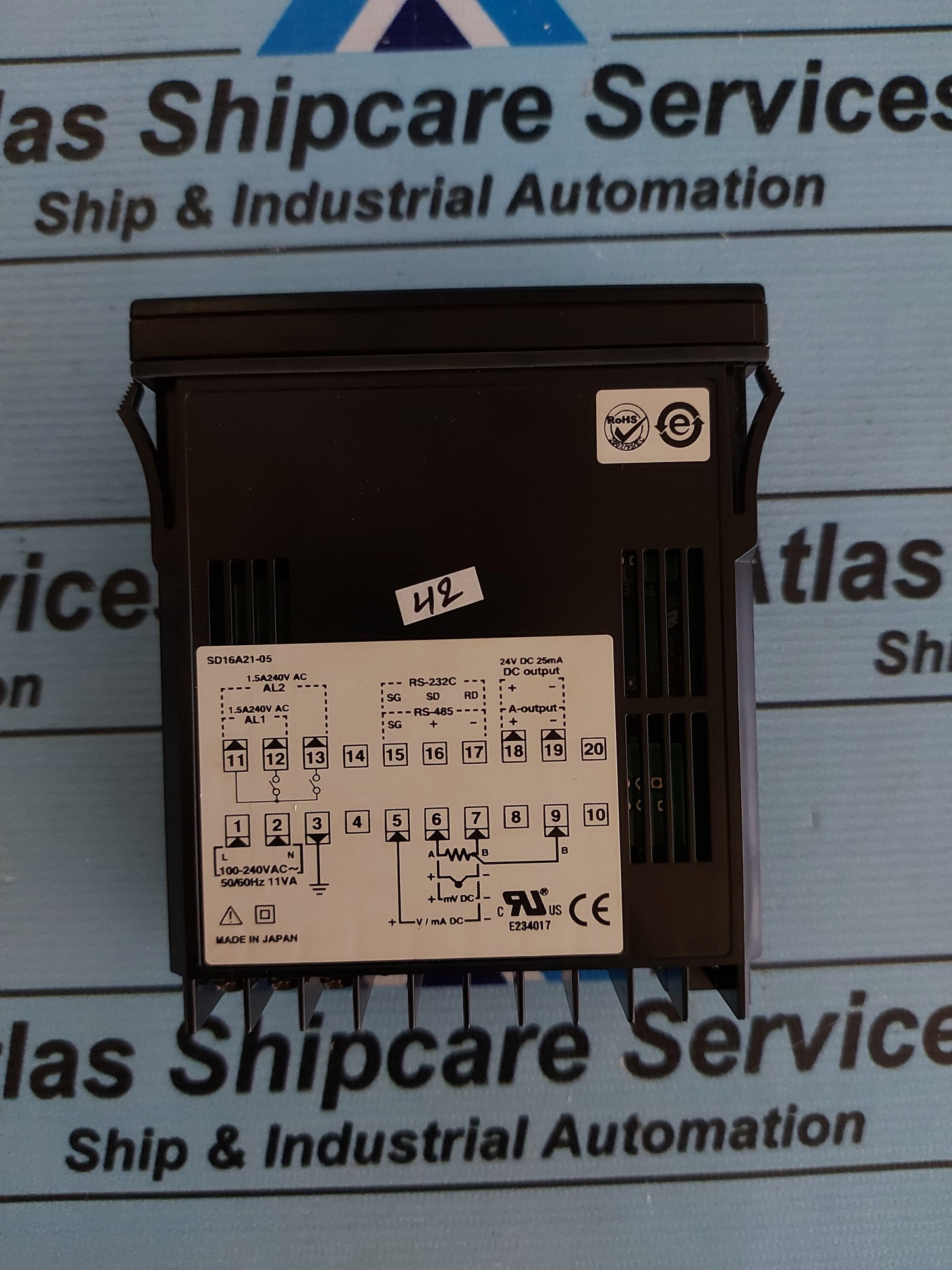 SHIMADEN SD16A-890-1000 DIGITAL TEMPERATURE INDICATOR