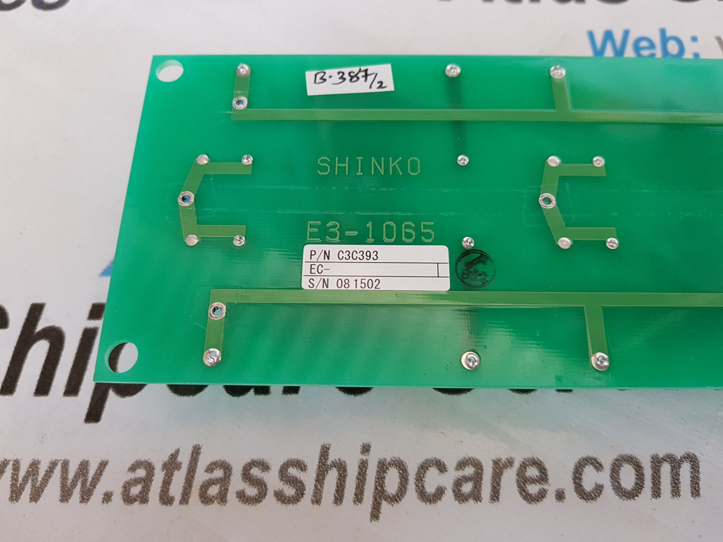 SHINKO C3C393 CIRCUIT CARD E3-1065