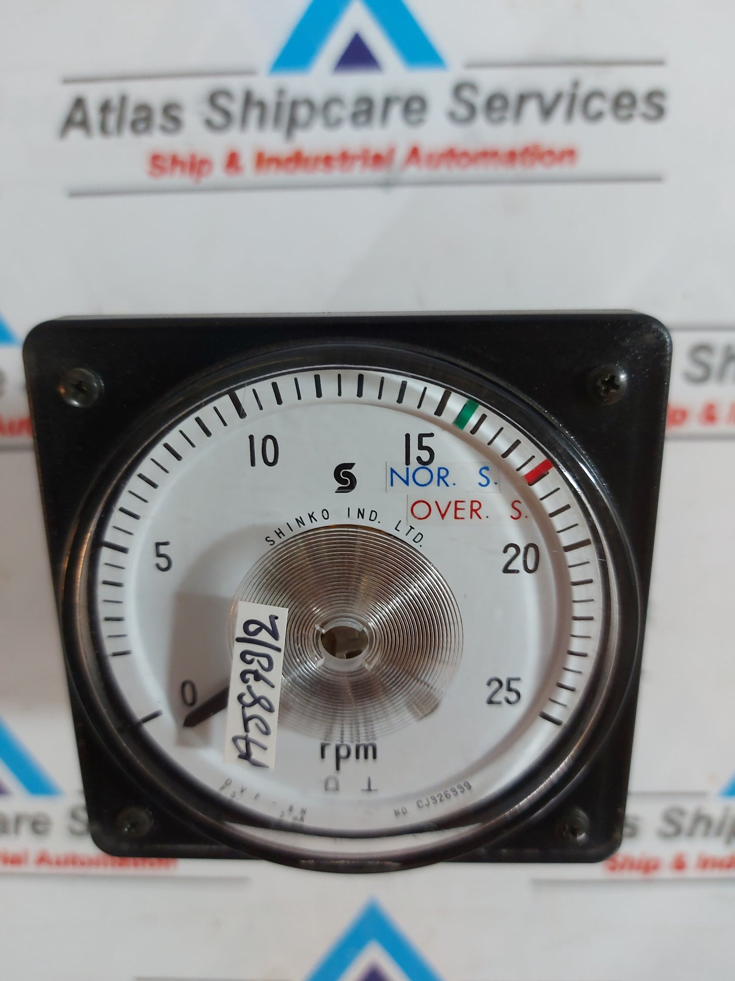 SHINKO DVF-8N x100 RPM METER 0-25 RPM