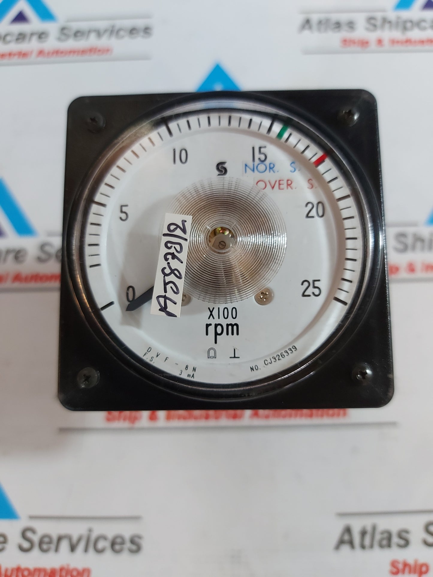 SHINKO DVF-8N x100 RPM METER 0-25 RPM