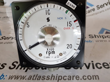 SHINKO DVF-|| X100 RPM AIRCRAFT TACHOMETER