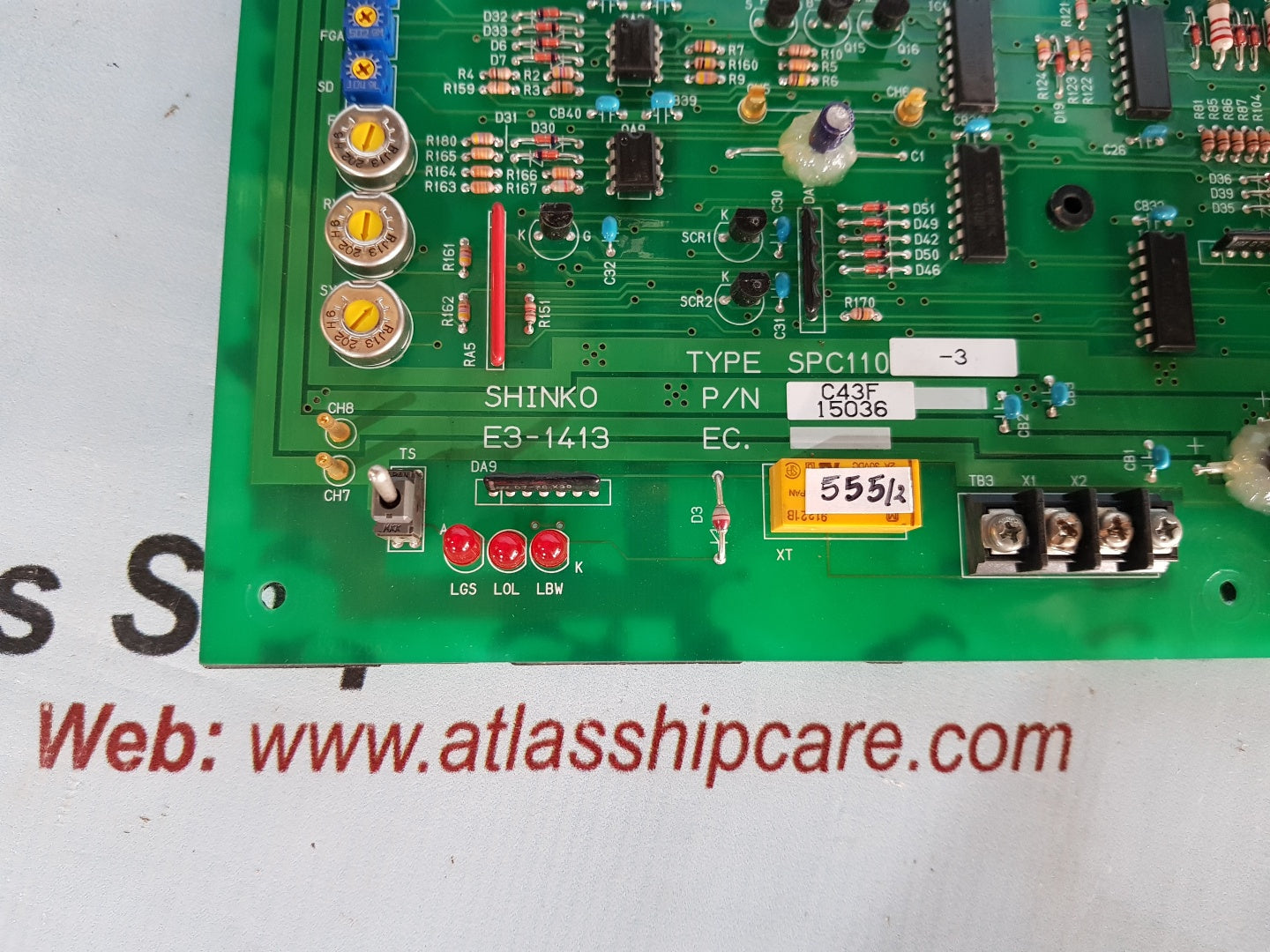SHINKO E3-1413 SPC110-3 PCB CARD C43F15036