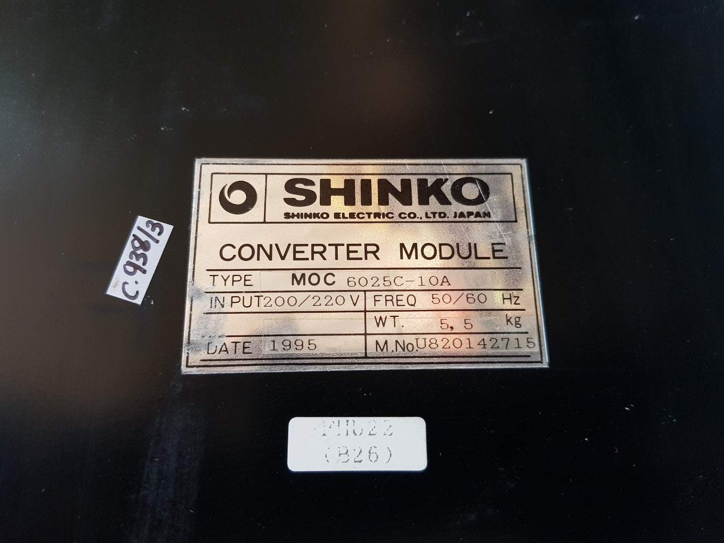 SHINKO MOC 6025C-10A CONVERTER MODULE