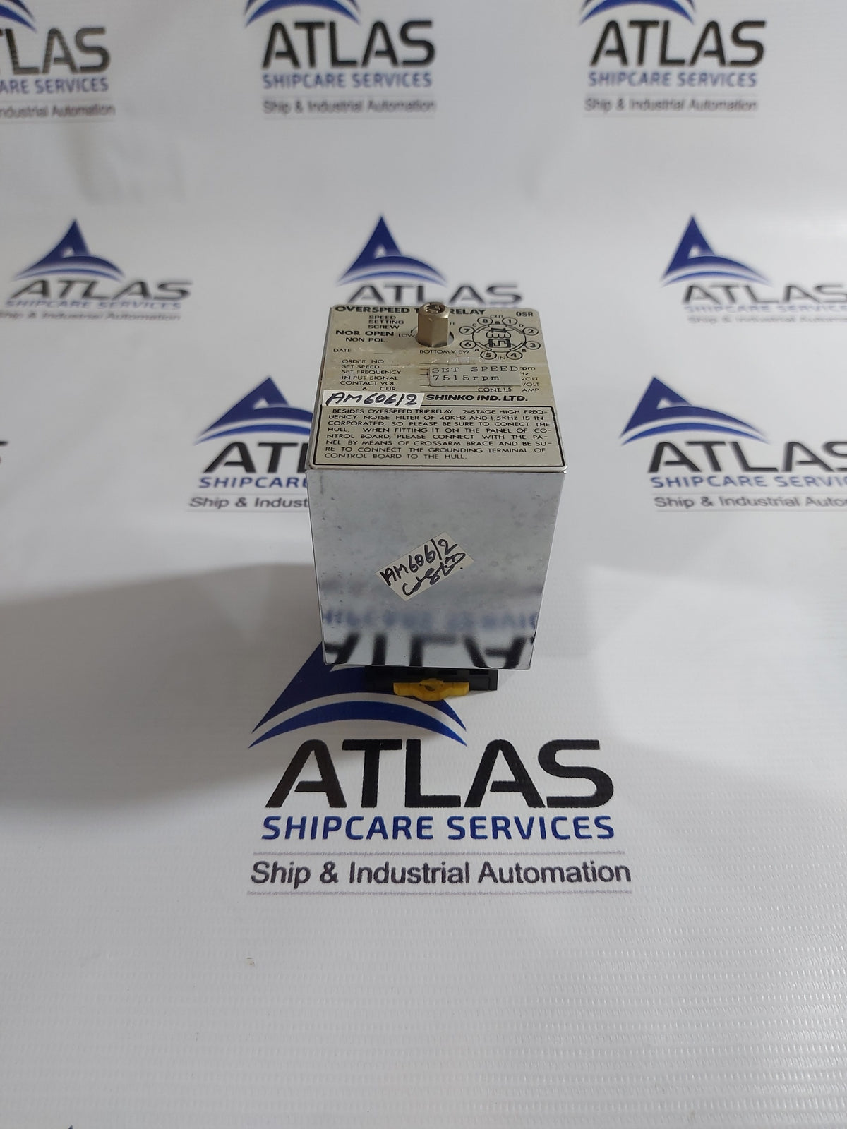 SHINKO OSR OVERSPEED TRIP RELAY 7515 RPM