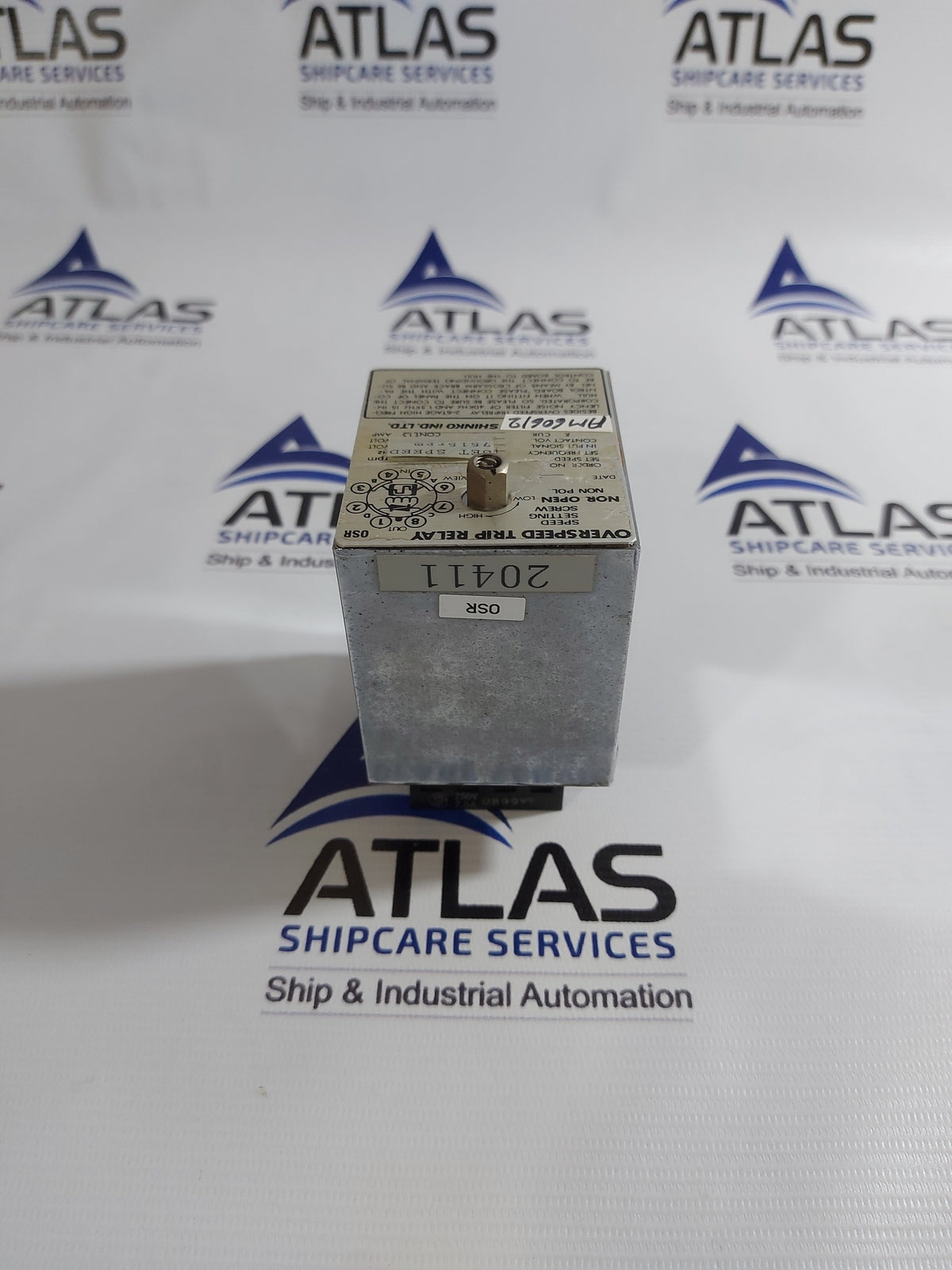 SHINKO OSR OVERSPEED TRIP RELAY 7515 RPM