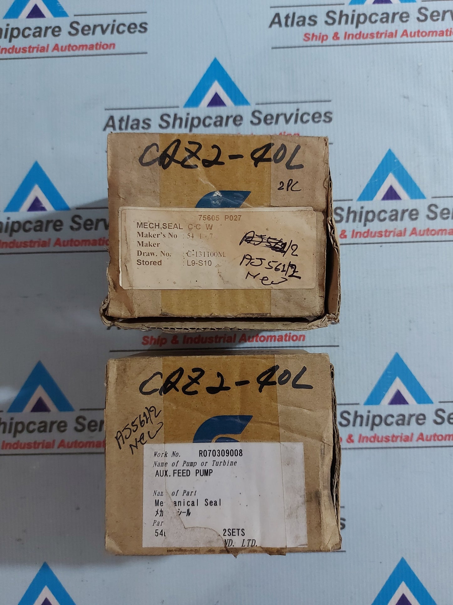 SHINKO PILLAR US-2-40 MECHANICAL SEAL FOR AUX.FEED PUMP