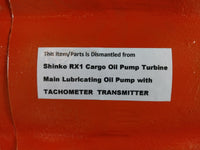 SHINKO RX1 CARGO OIL PUMP TURBINE MAIN LUBRICATIONG OIL PUMP WITH TACHOMETER TRANSMITTER