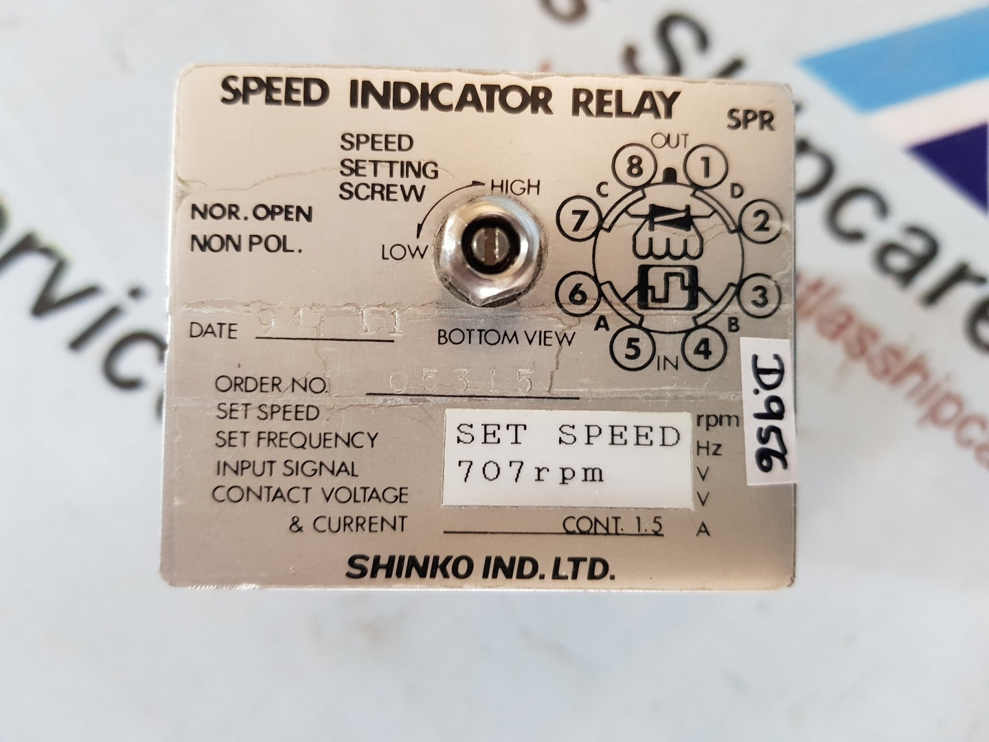 SHINKO SPEED INDICATOR RELAY SPR