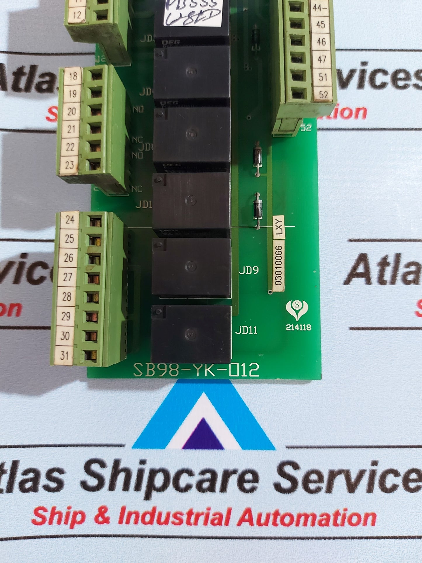 SIBO AUTOMATION SB98-YK-O12 PRINTED CIRCUIT BOARD