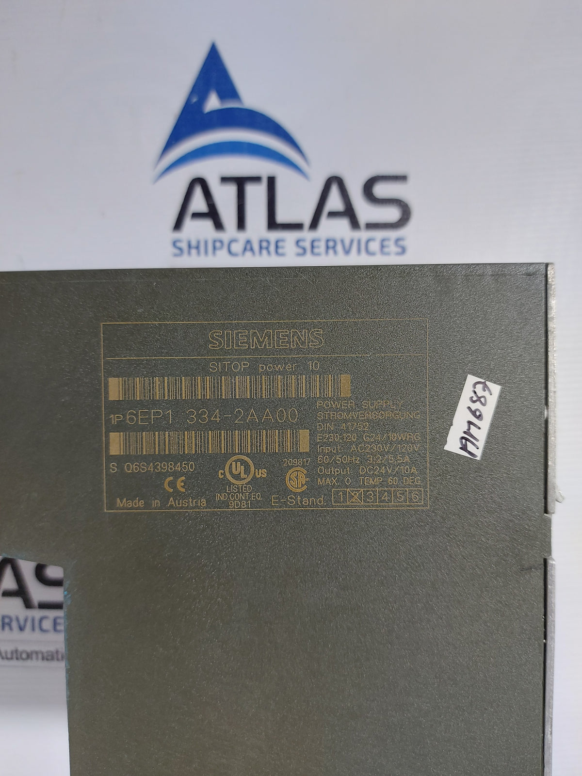 SIEMENS 1P 6EP1 334-2AA00 SITOP POWER 10 POWER SUPPLY