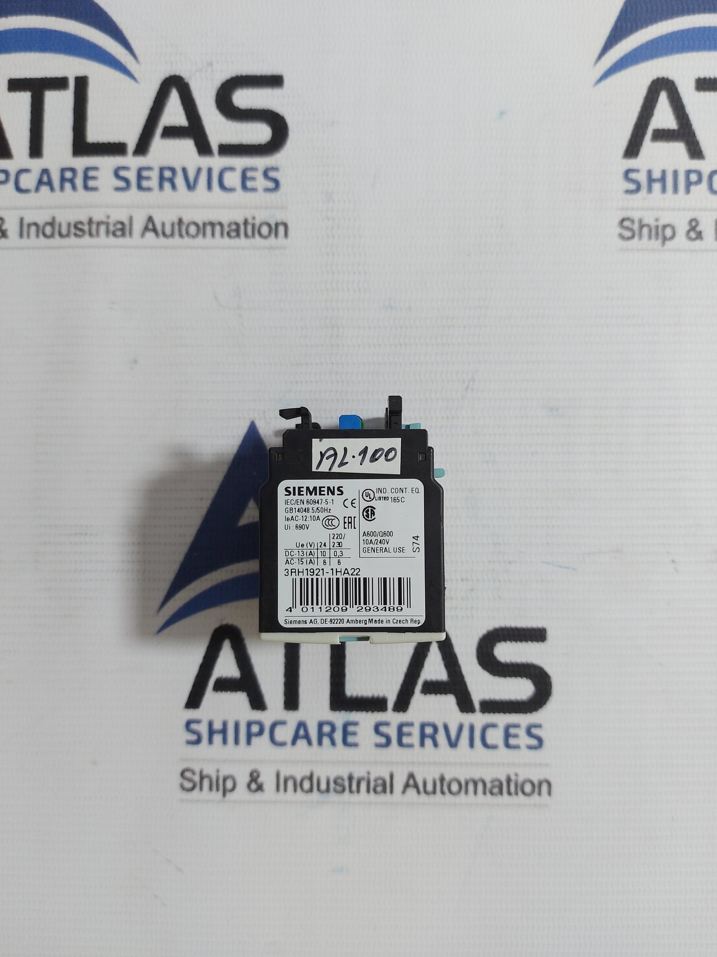 SIEMENS 3RH1921-1HA22 AUXILIARY CONTACT BLOCK