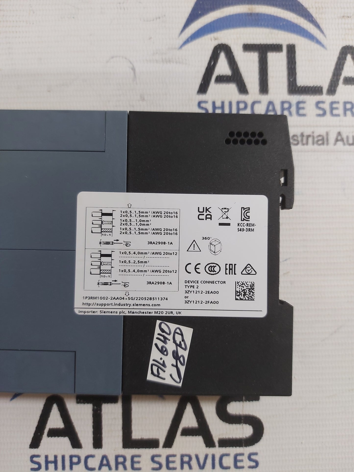 SIEMENS 3RM1002-2AA04 AC SEMICONDUCTOR MOTORSTARTER