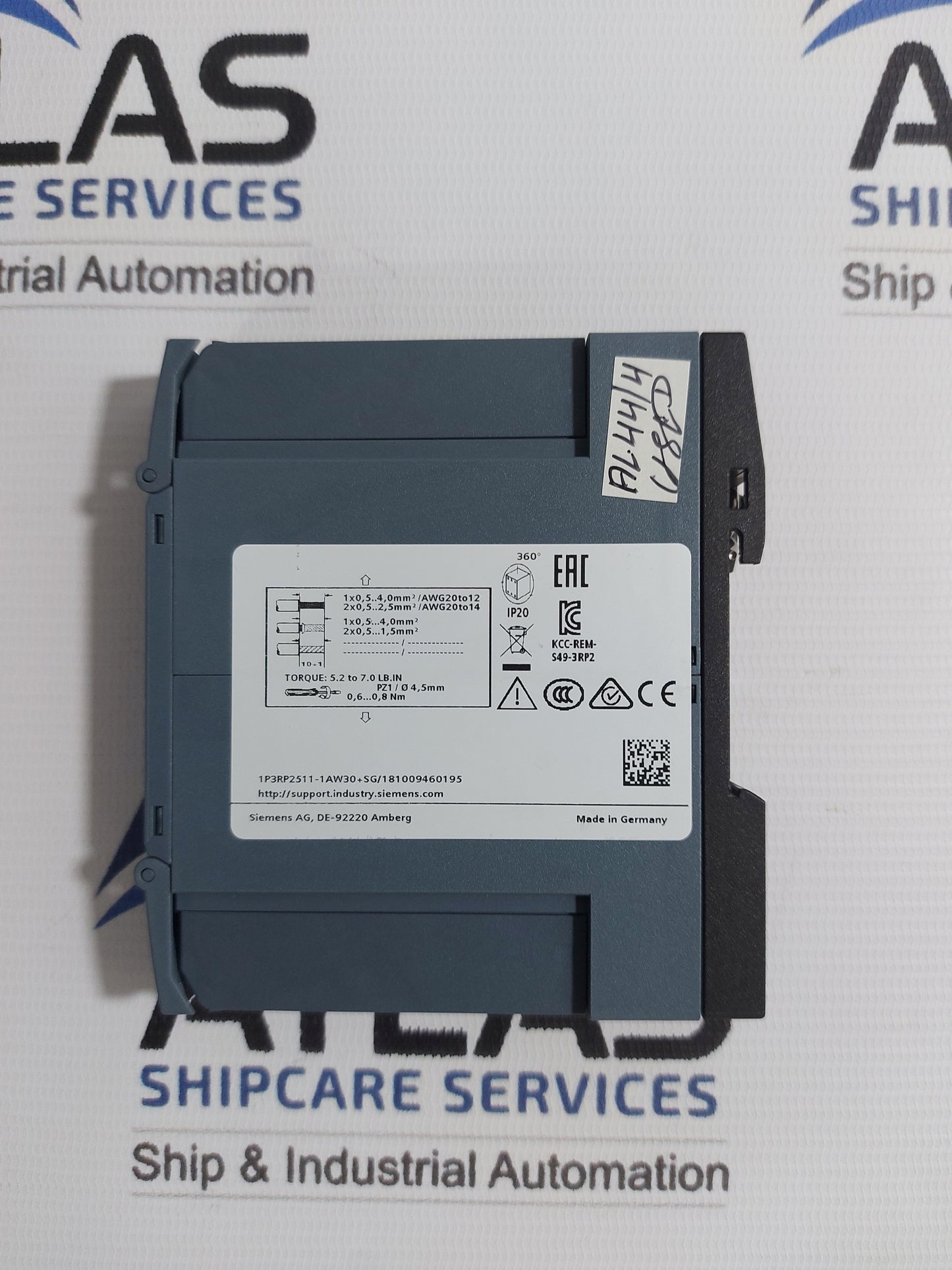 SIEMENS 3RP2511-1AW30 TIME RELAY