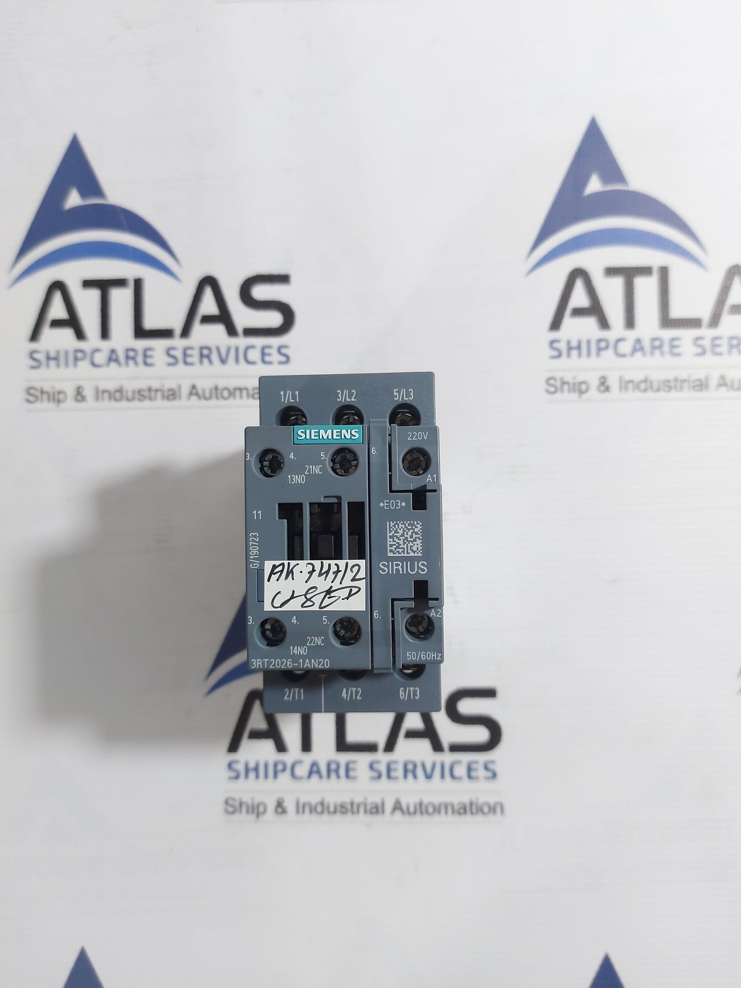 SIEMENS 3RT2026-1AN20 CONTACTOR 220V 50/60Hz