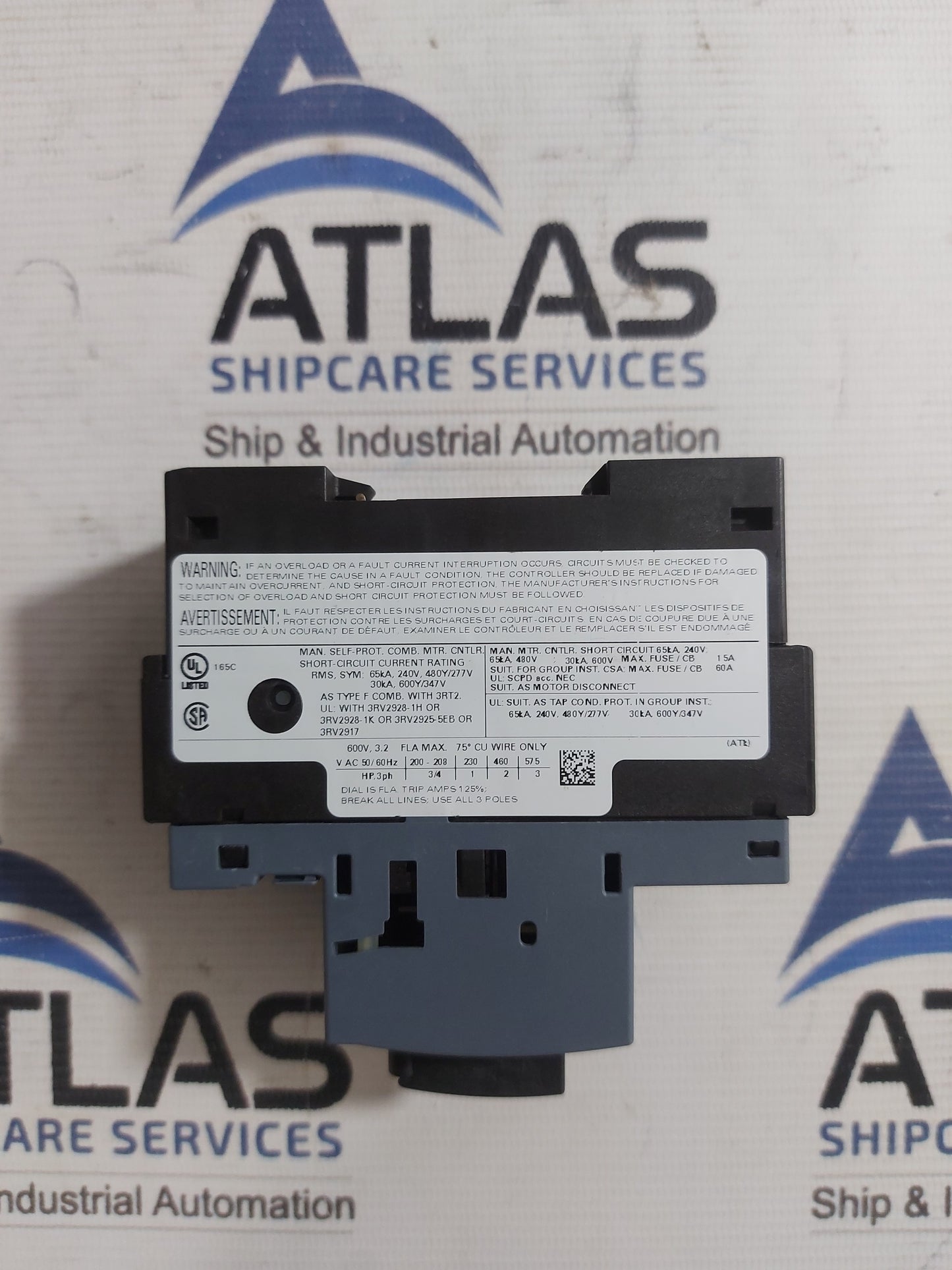 SIEMENS 3RV2011-1DA10 MOTOR PROTECTION CIRCUIT BREAKER