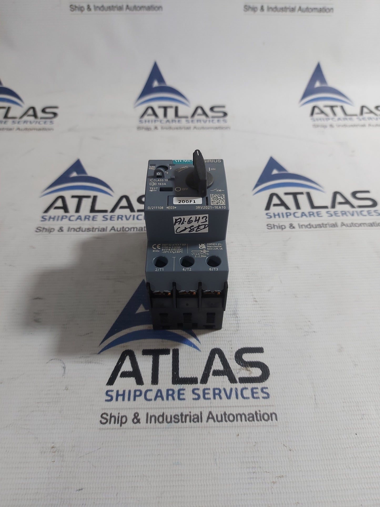SIEMENS 3RV2021-1KA10 MOTOR PROTECTION CIRCUIT BREAKER