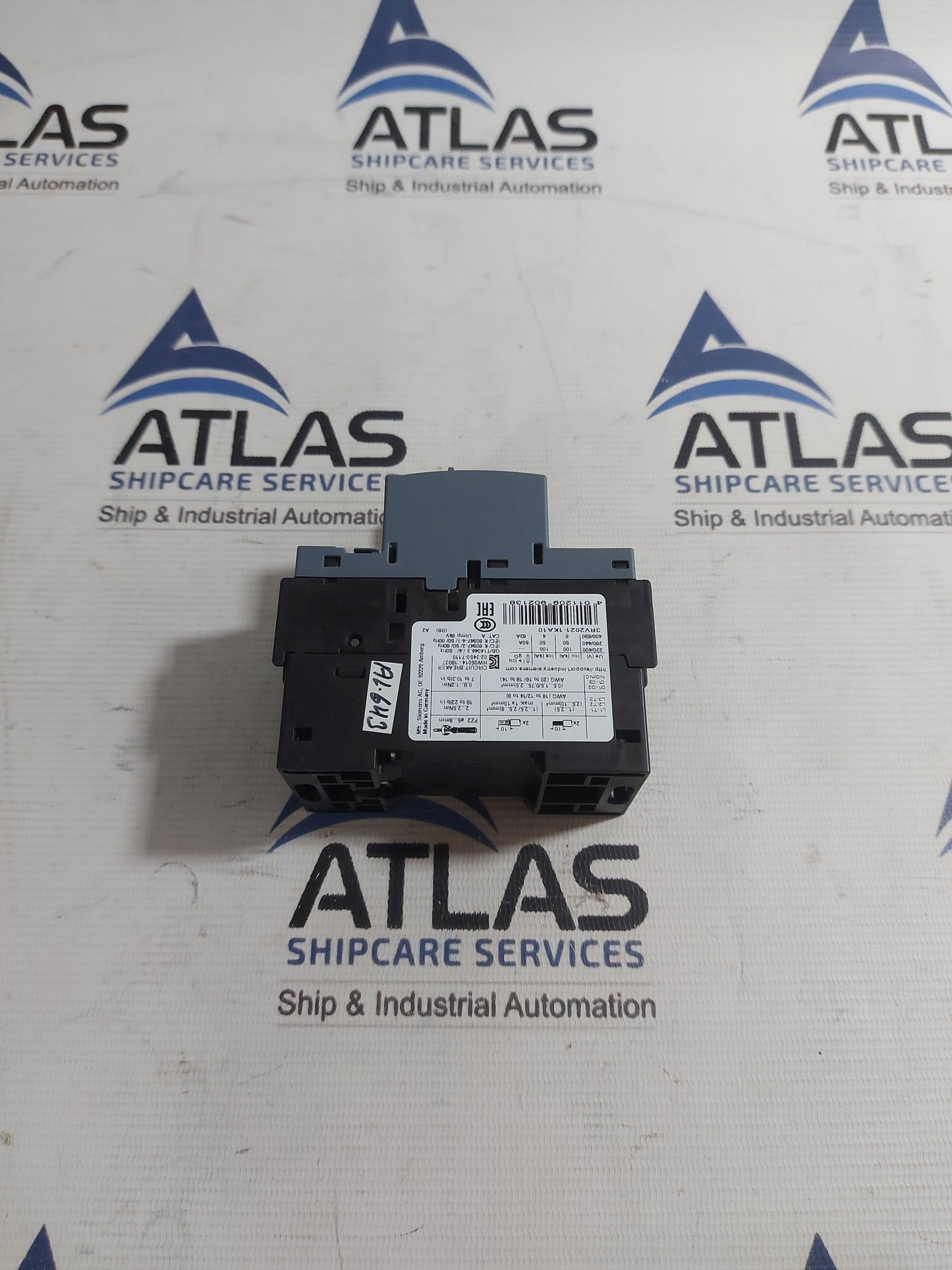 SIEMENS 3RV2021-1KA10 MOTOR PROTECTION CIRCUIT BREAKER