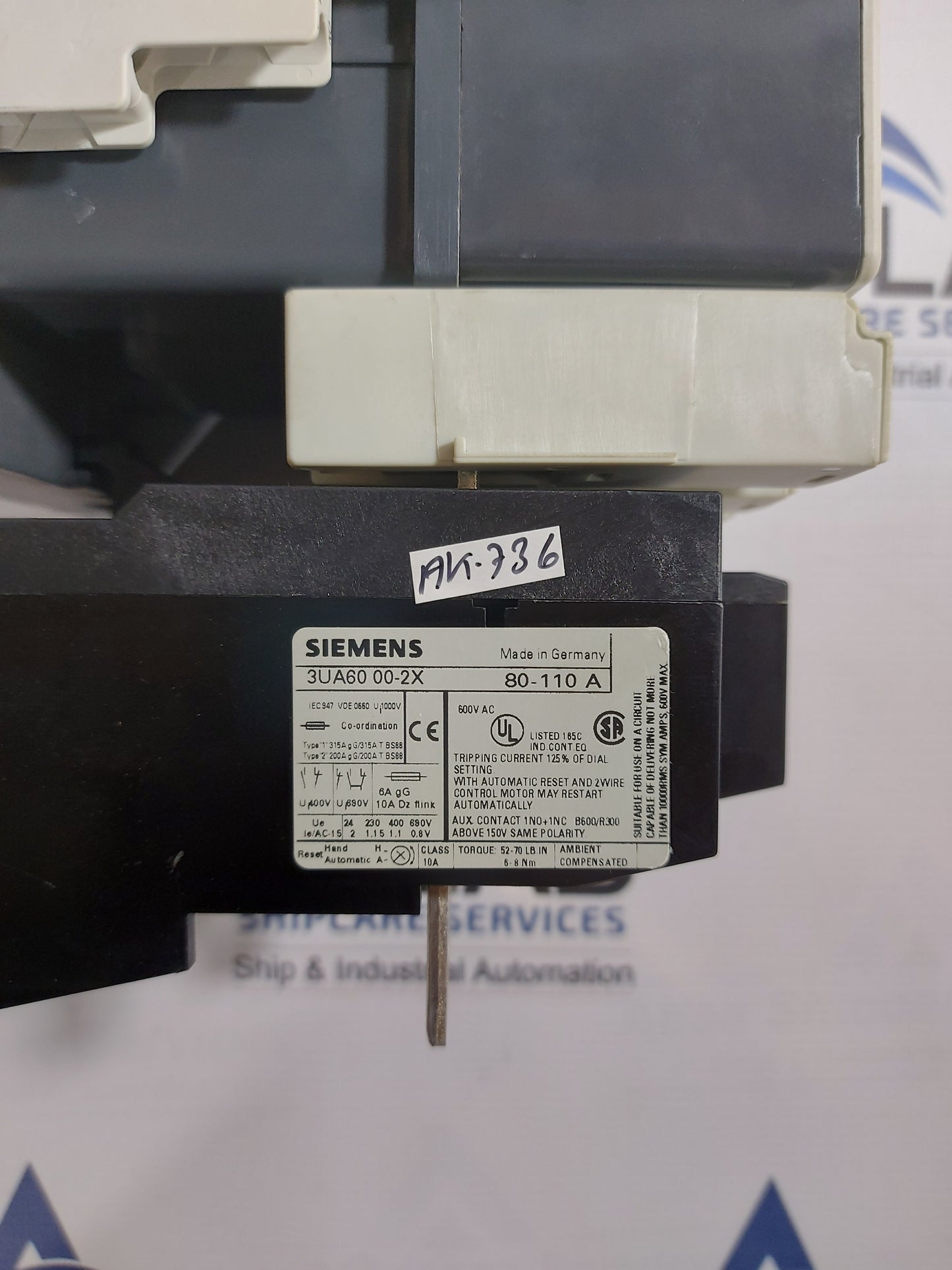 SIEMENS 3TF5022-0AP0 CONTACTOR 690V~ 160A