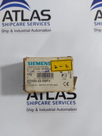 SIEMENS 3TH2022-0BF4 CONTACTOR CONTROL RELAY