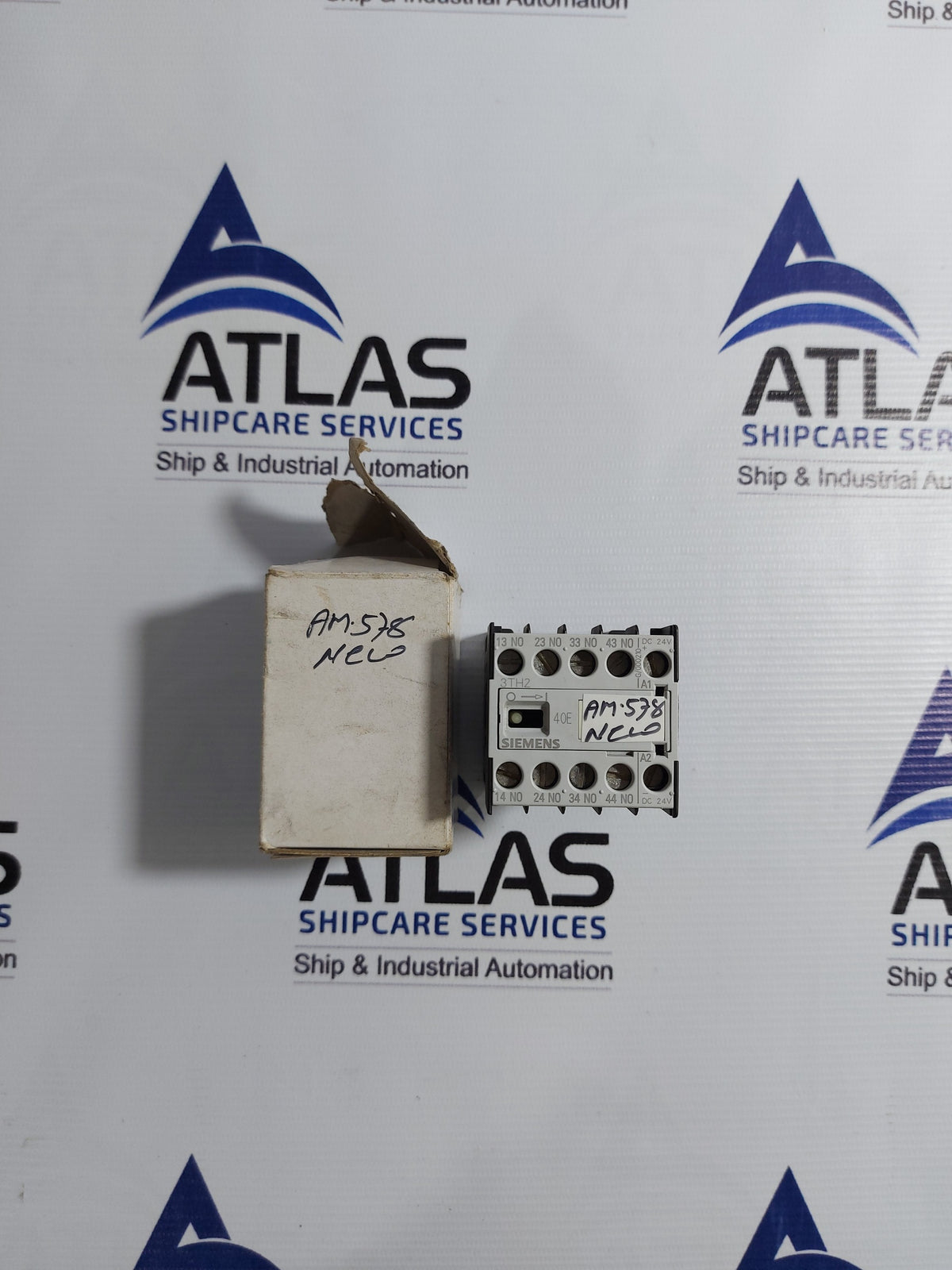 SIEMENS 3TH2040-0BB4 CONTACTOR CONTROL RELAY