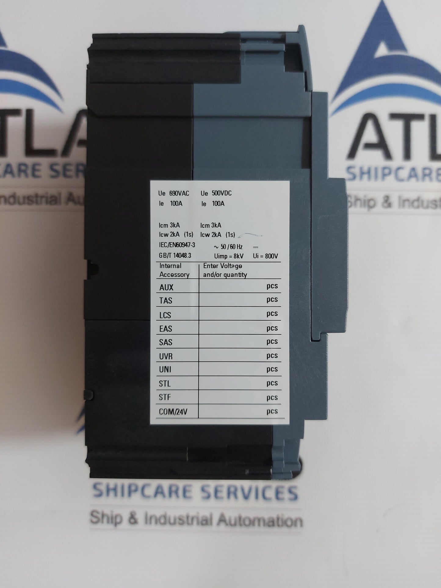 SIEMENS 3VA1110-1AA32-0AA0 CIRCUIT BREAKER 690VAC