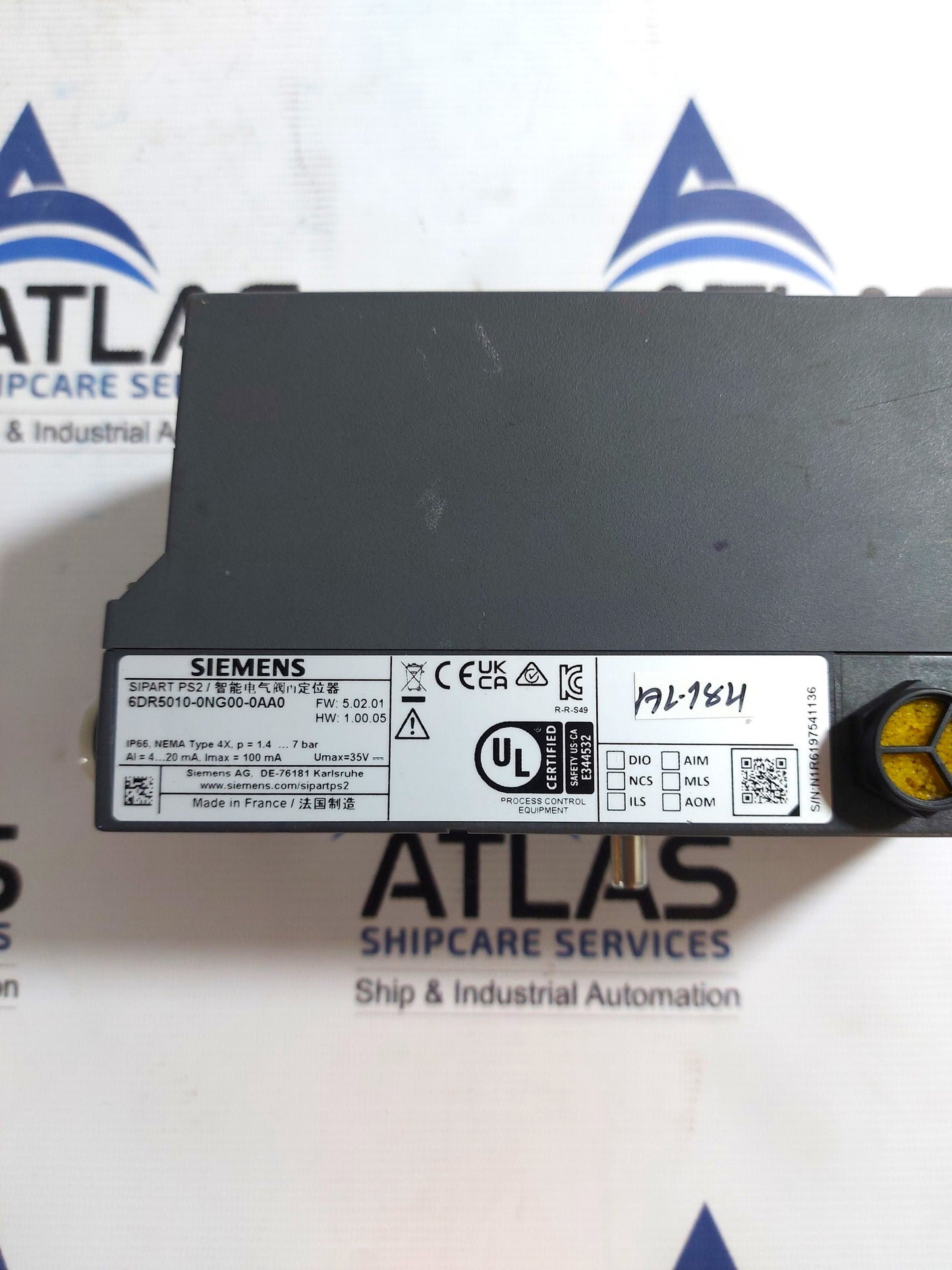 SIEMENS 6DR5010-0NG00-0AA0 SIPART PS2 VALVE POSITIONER