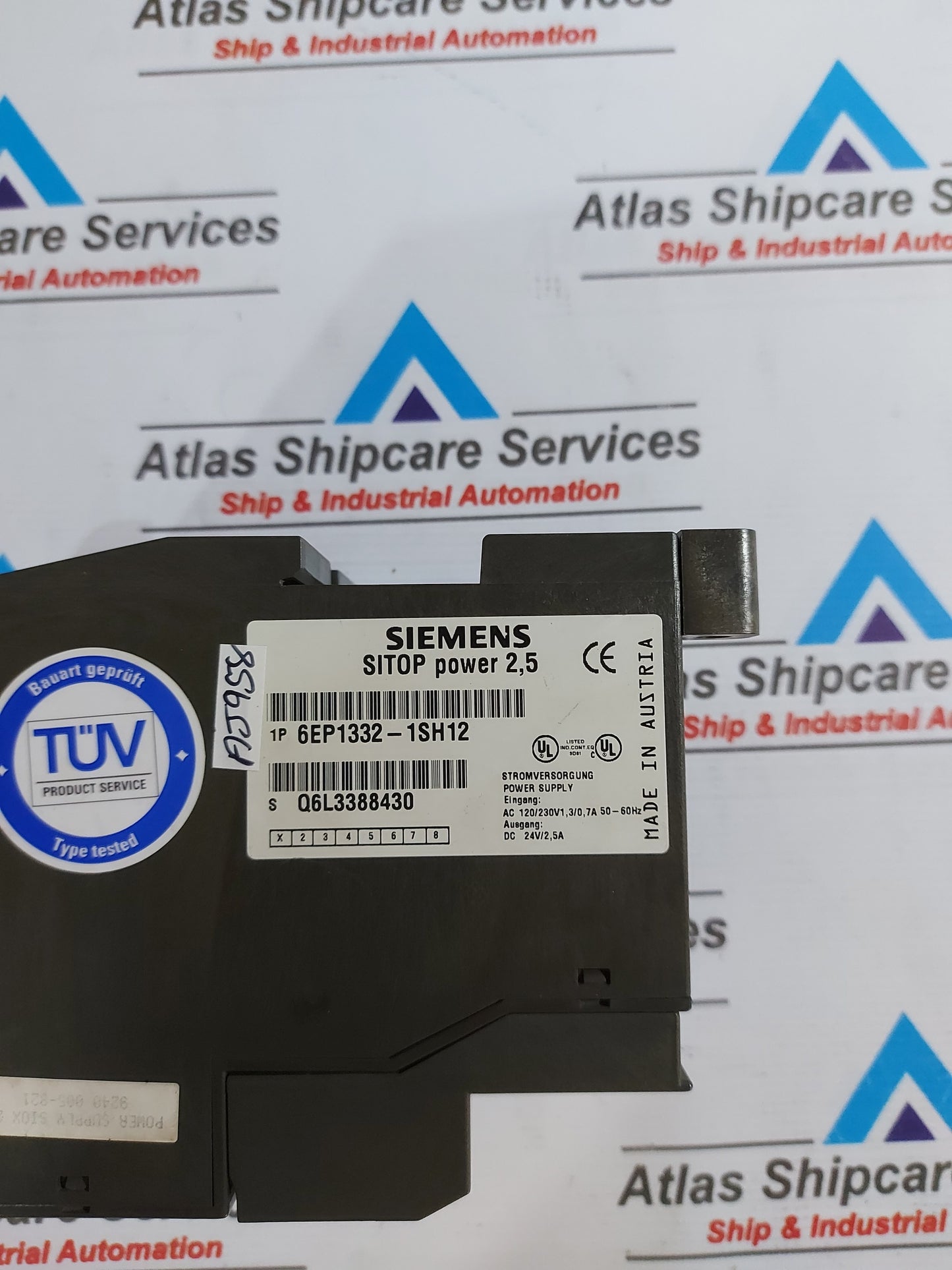 SIEMENS 6EP1 332-1SH12 SITOP POWER 2,5 POWER SUPPLY