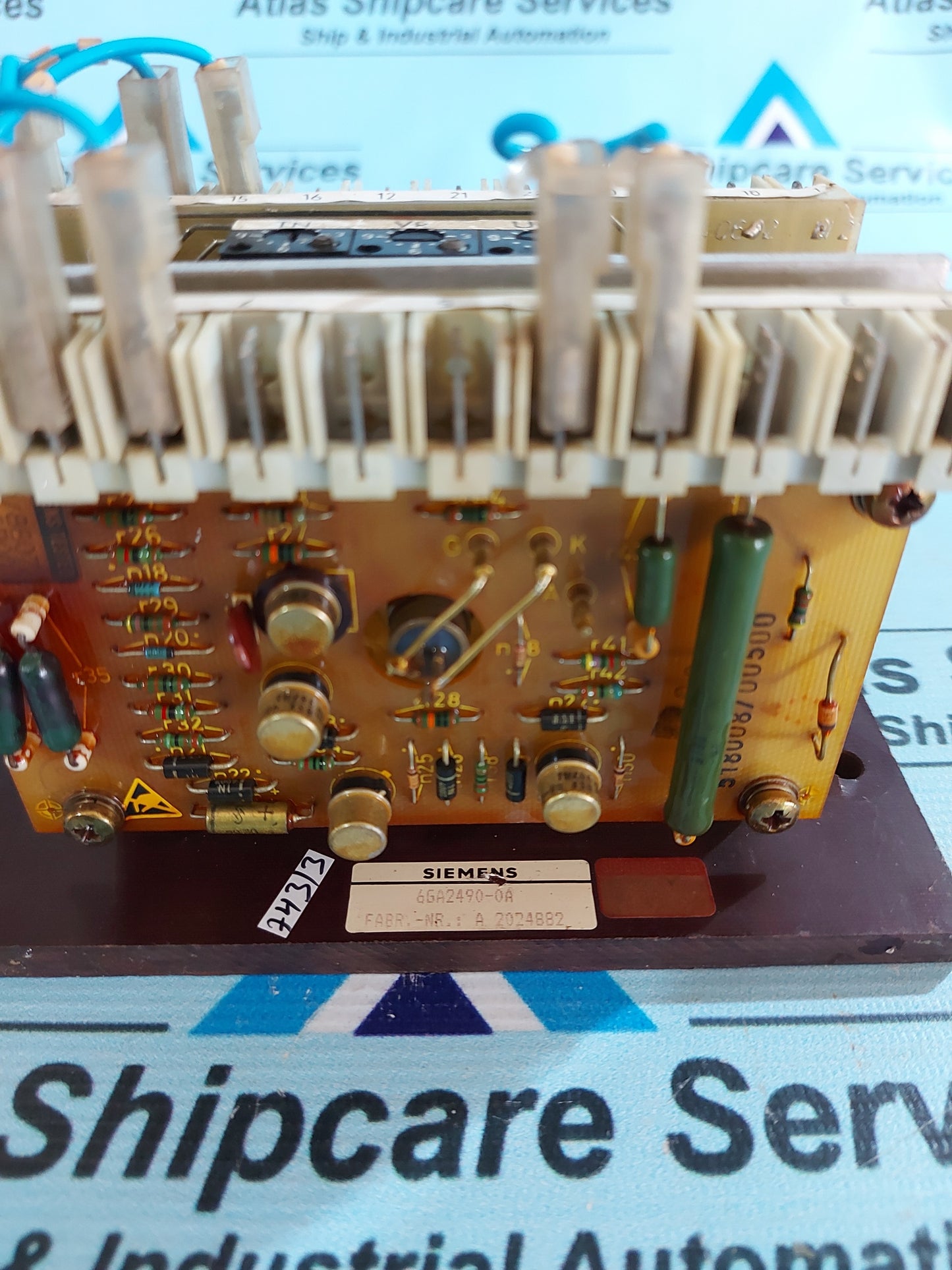 SIEMENS 6GA2490-0A AUTOMATIC VOLTAGE REGULATOR