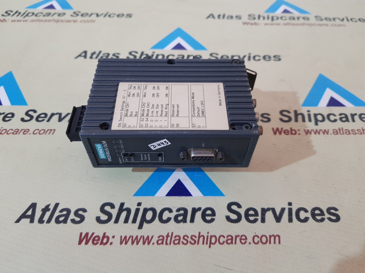 Optical Link Module Belden SIEMENS 6GK1 502-3CB10 PROFIBUS OLM/G12 OPTICAL LINK MODULE – Atlas ...