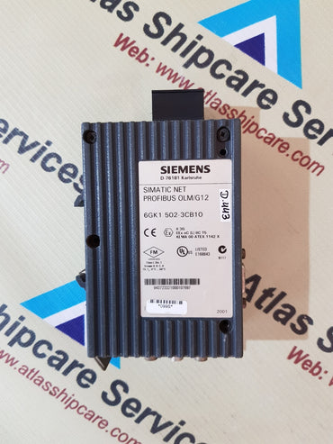 SIEMENS 6GK1 502-3CB10 PROFIBUS OLM/G12 OPTICAL LINK MODULE