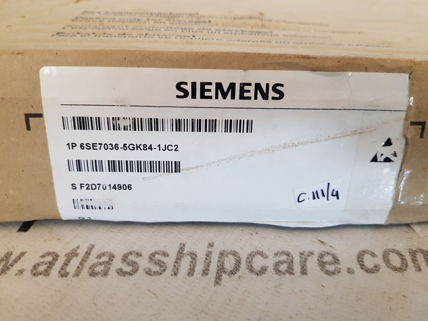 SIEMENS 6SE7036-5GK84-1JC2 IGD8 INVERTER GATE DRIVER BOARD 6SE7036-5GK84-1JC2