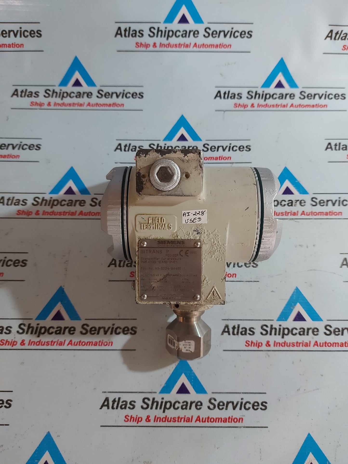 SIEMENS 7MF4033-1EA10-2NC1 SITRANS P PRESSURE TRANSMITTER