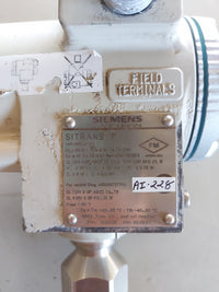 SIEMENS 7MF4033-1EA10-2NC1 SITRANS P PRESSURE TRANSMITTER